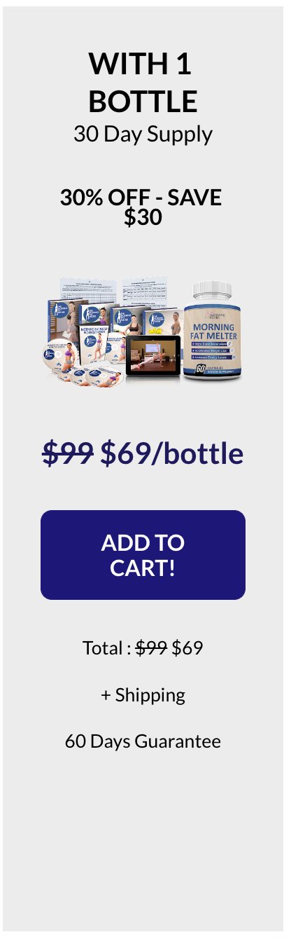 Morning Fat Melter - 1 Bottle